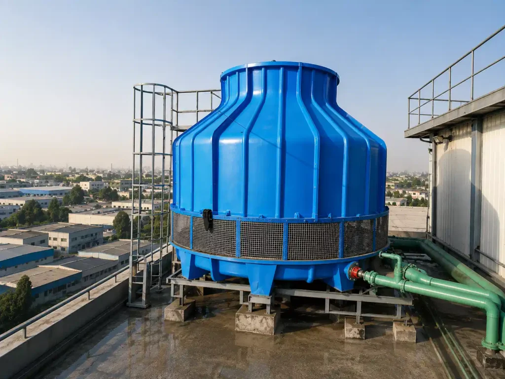 Installed bottle-type cooling tower