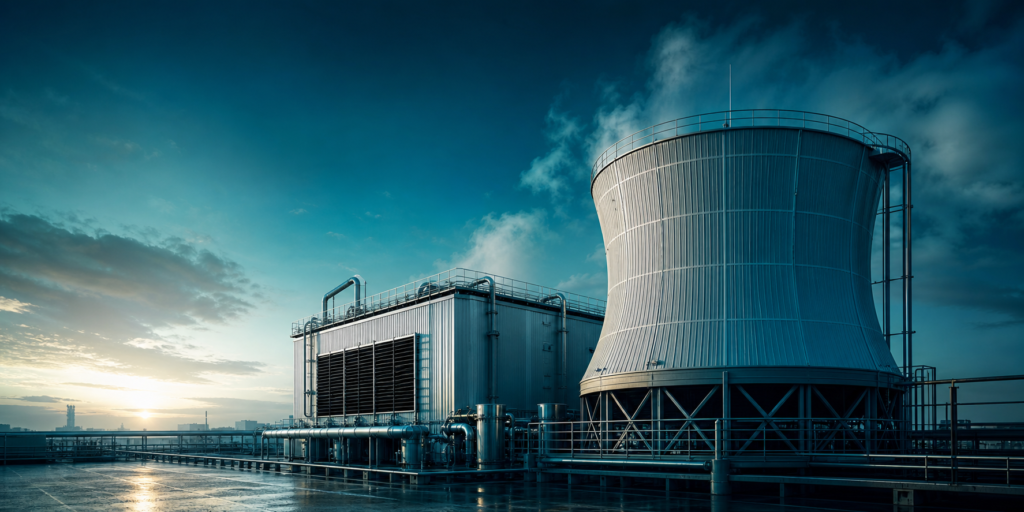 AKD cooling tower installed on rooftop